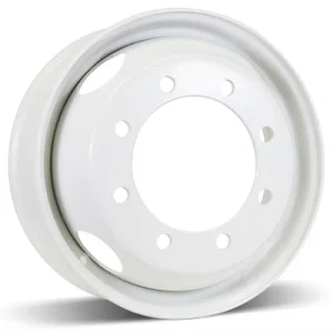 RTX Wheels – Steel Wheel – White – 17.5″x6.75″ 140mm – All weather Wheels – BW1727B